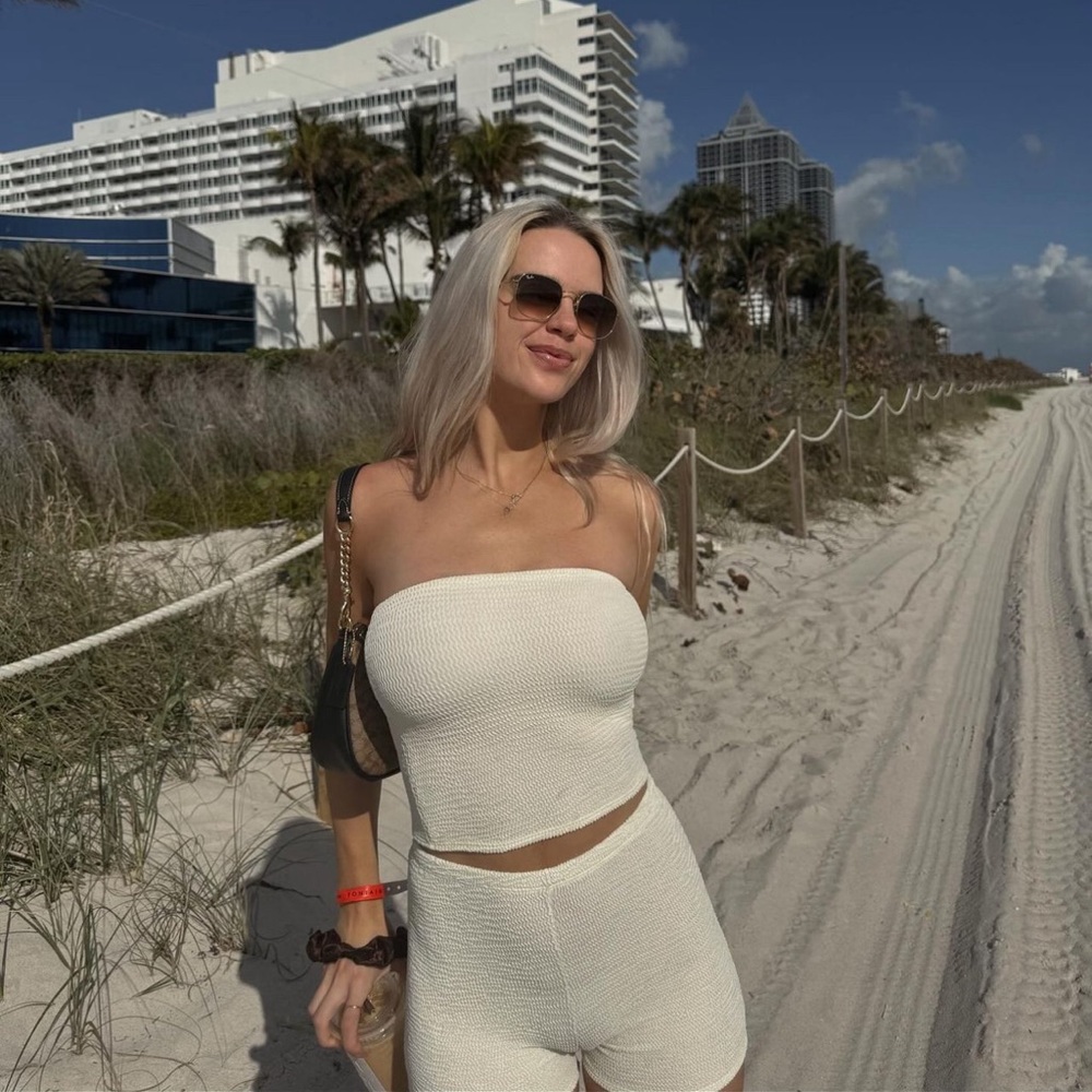 White Short Set